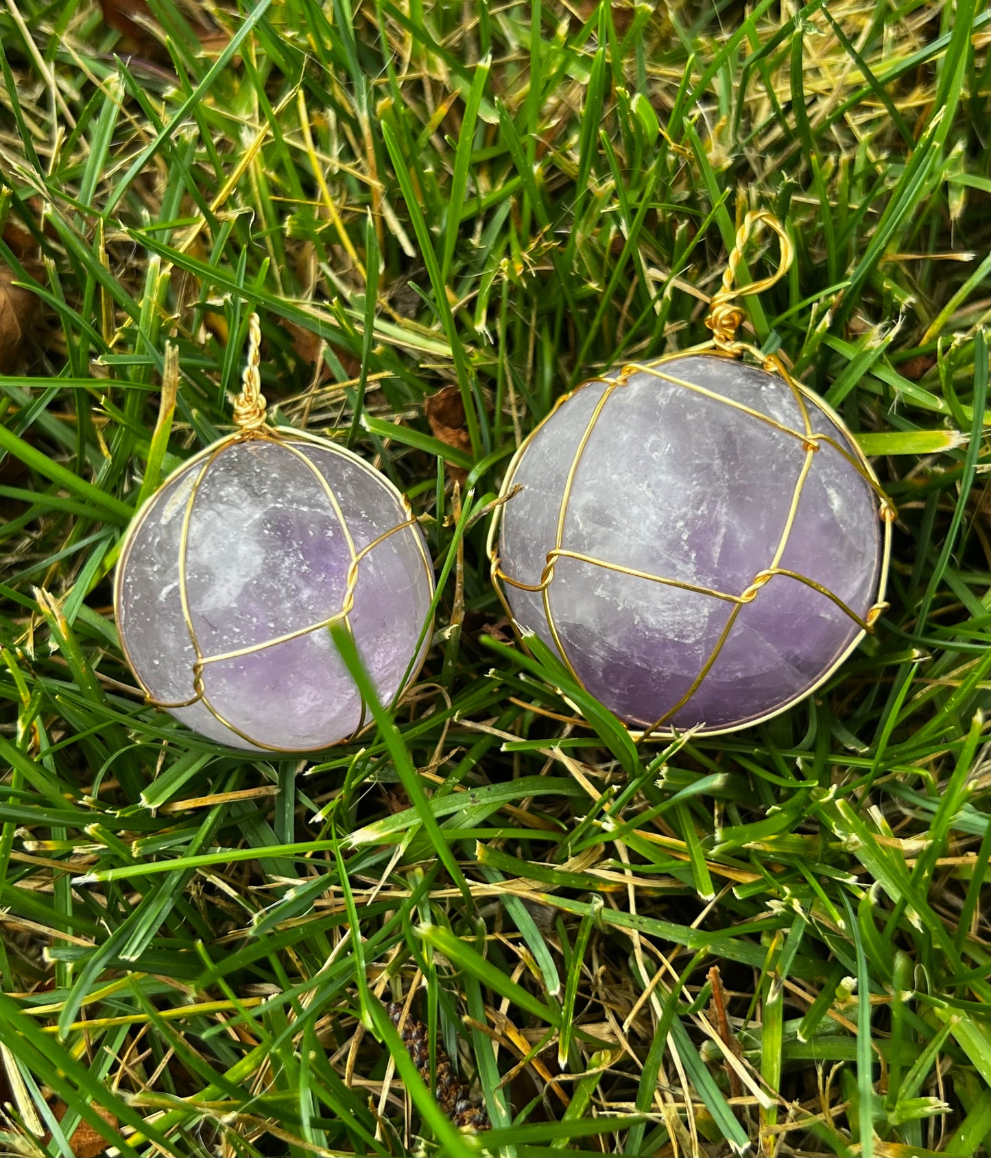 Amethyst Sphere Pendant