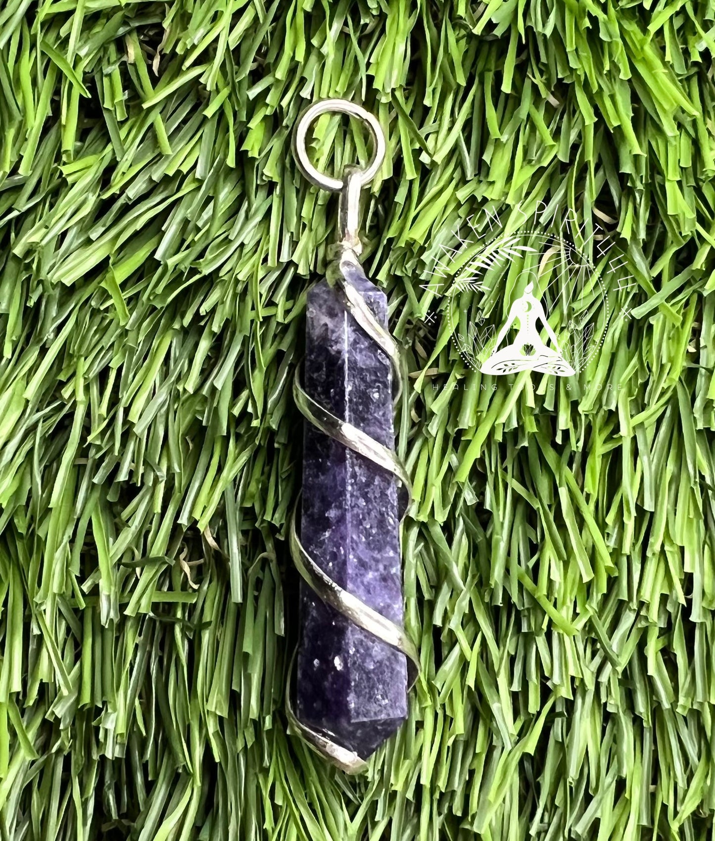 Amethyst Wrapped Pendant