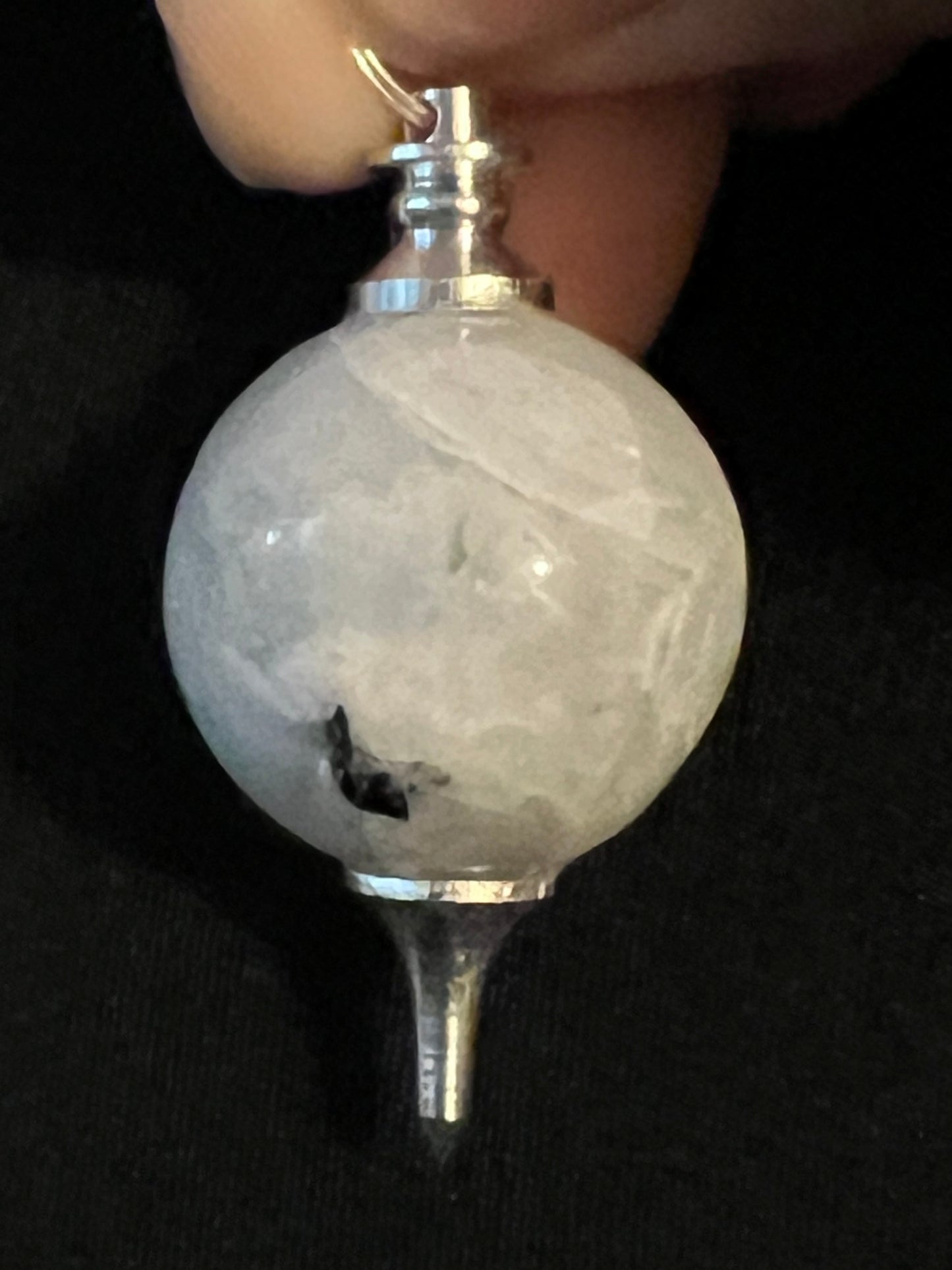 Rainbow Moonstone Dowsing Sphere