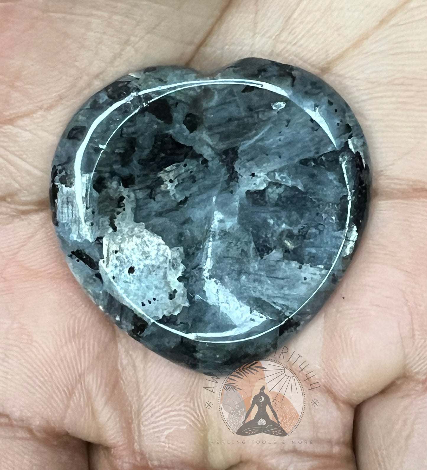 Worry Stone ( Larvikite)