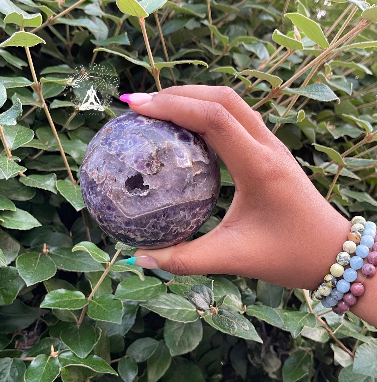 Druzy Dream Amethyst Sphere