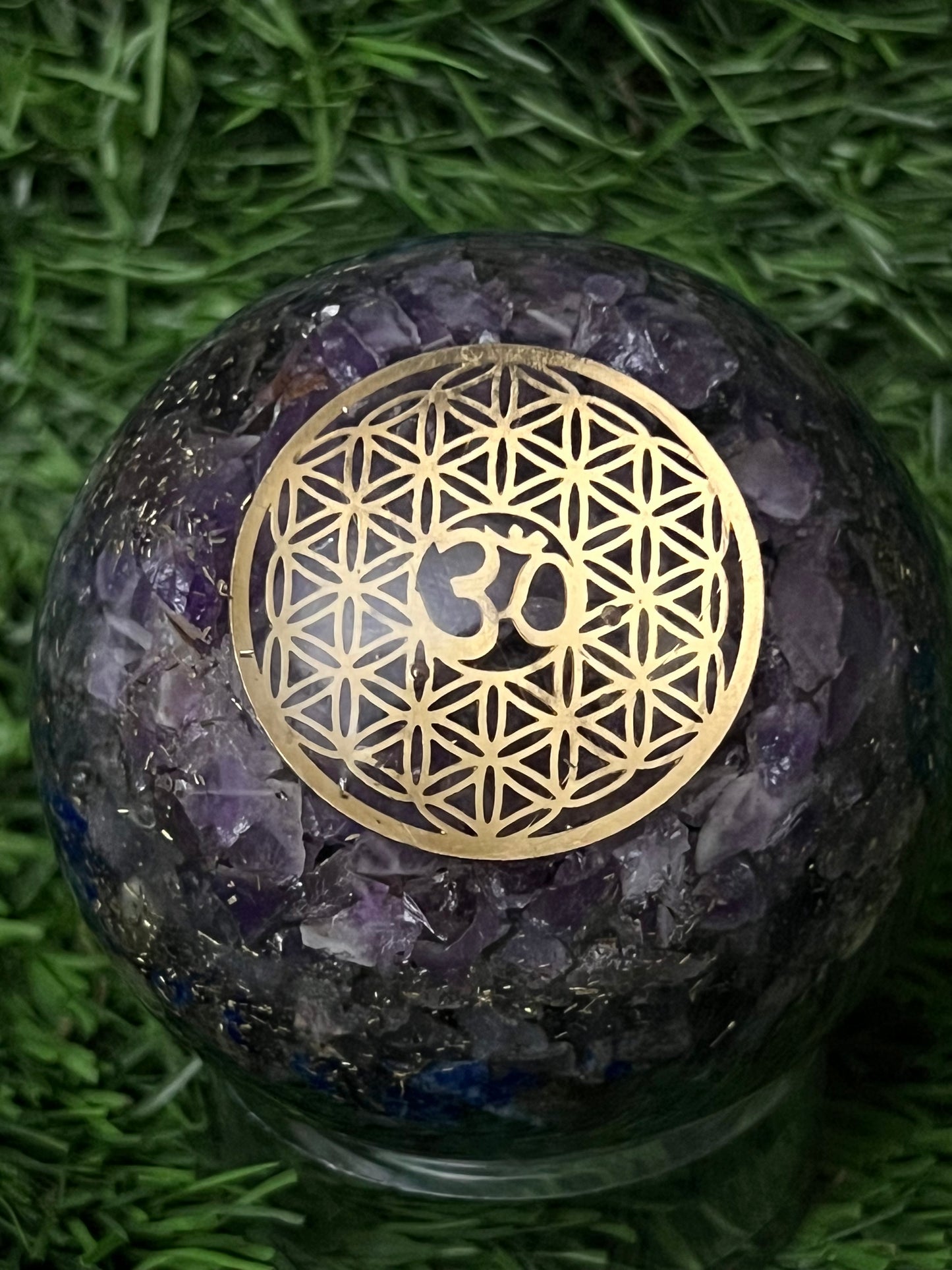 Orgonite 7chakra sphere