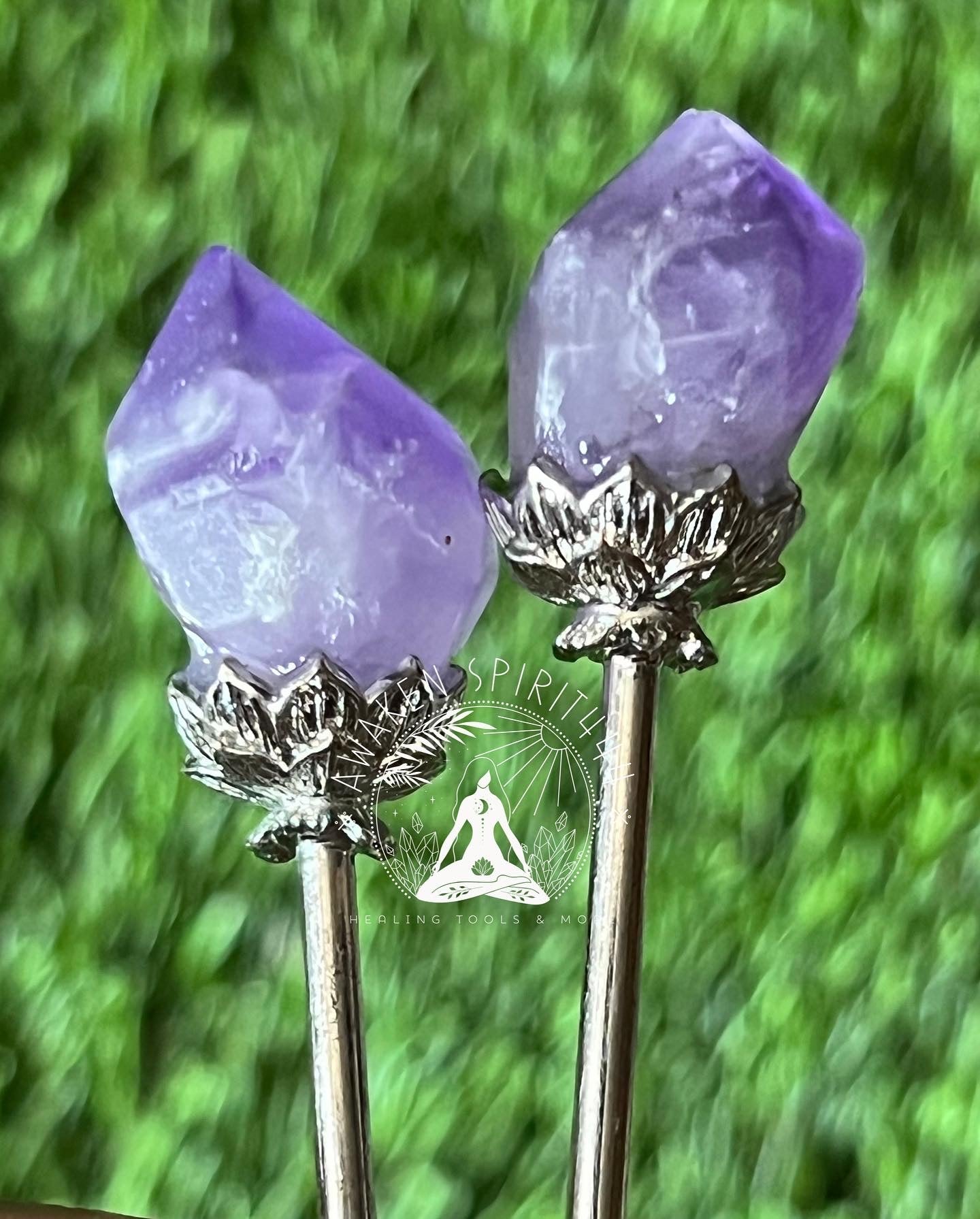 Amethyst (Hair Sticks)