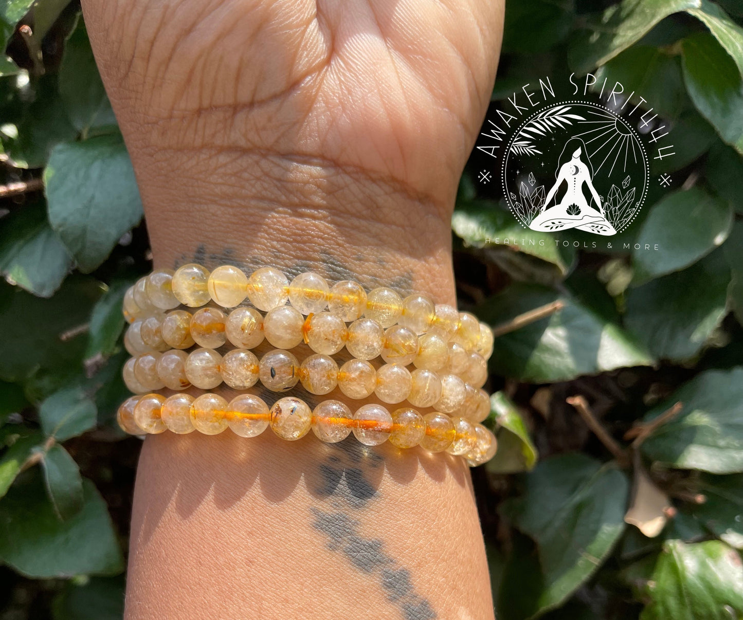 Golden Rutilated Quartz (bracelet)
