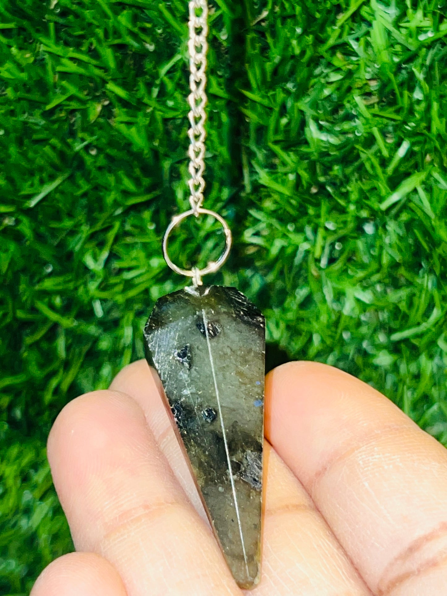 Labradorite Dowsing Pendulum