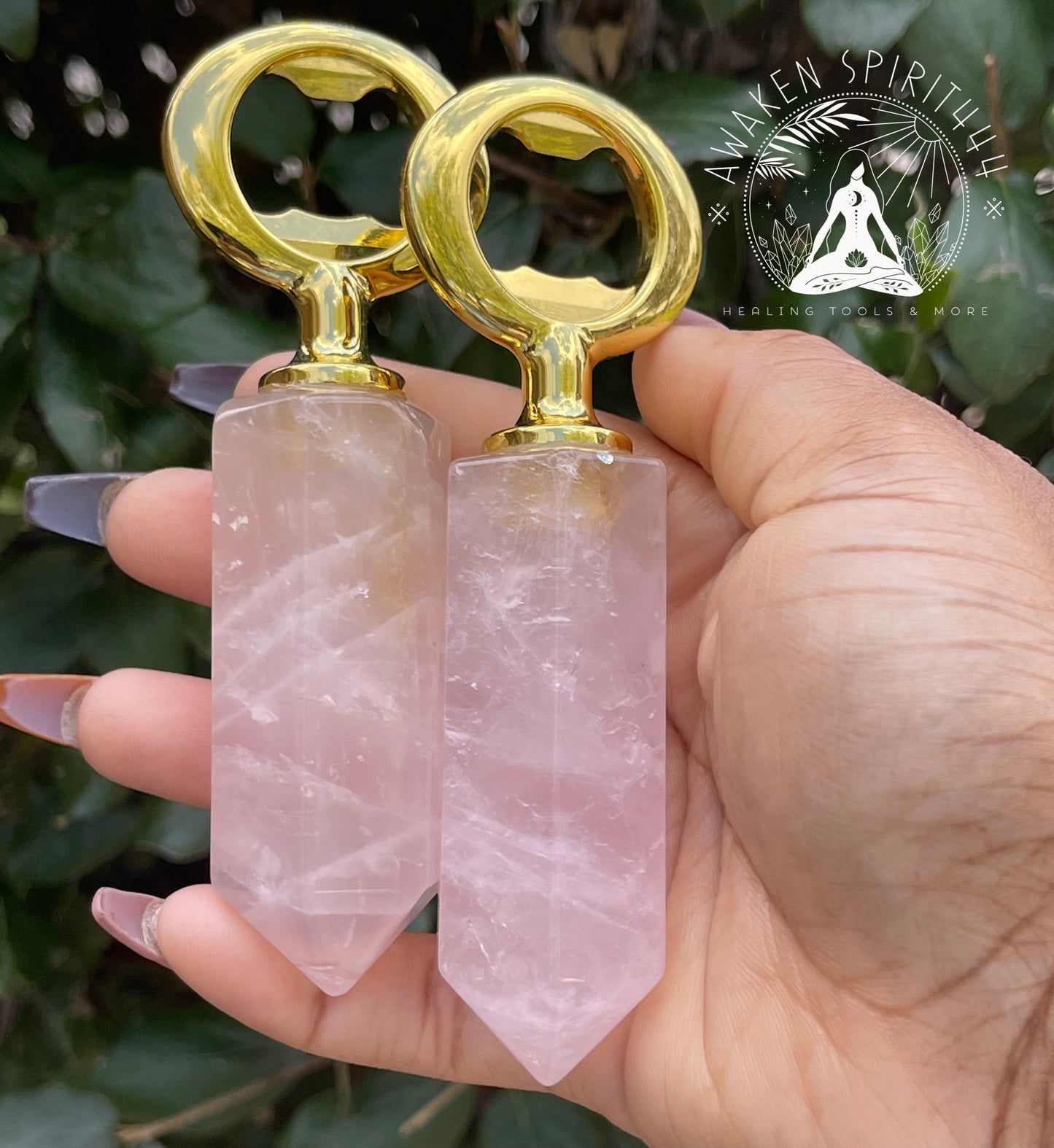 Rose Quartz bottle opener