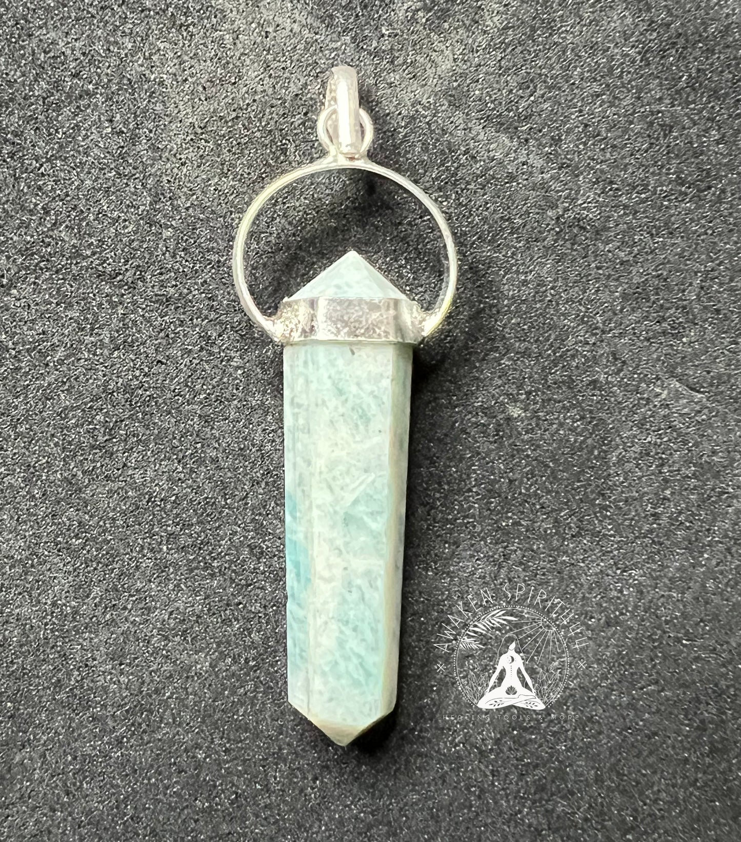 Amazonite double point (pendant)
