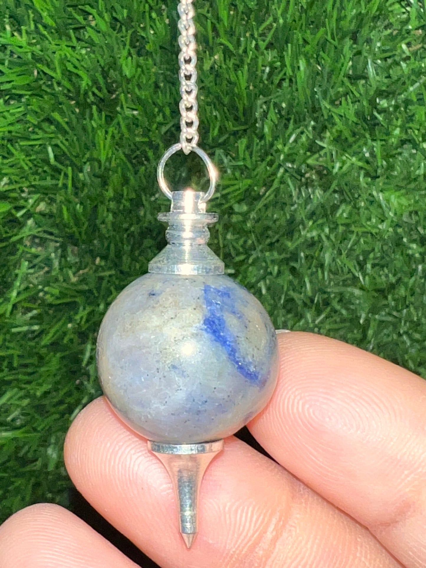 Sodalite Dowsing Pendulum Sphere