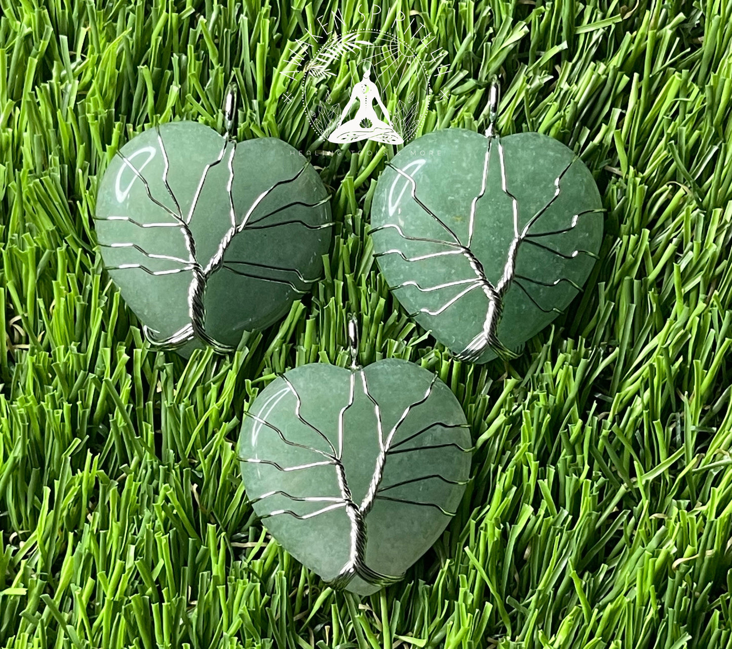 Green Aventurine Tree Of Life Pendant