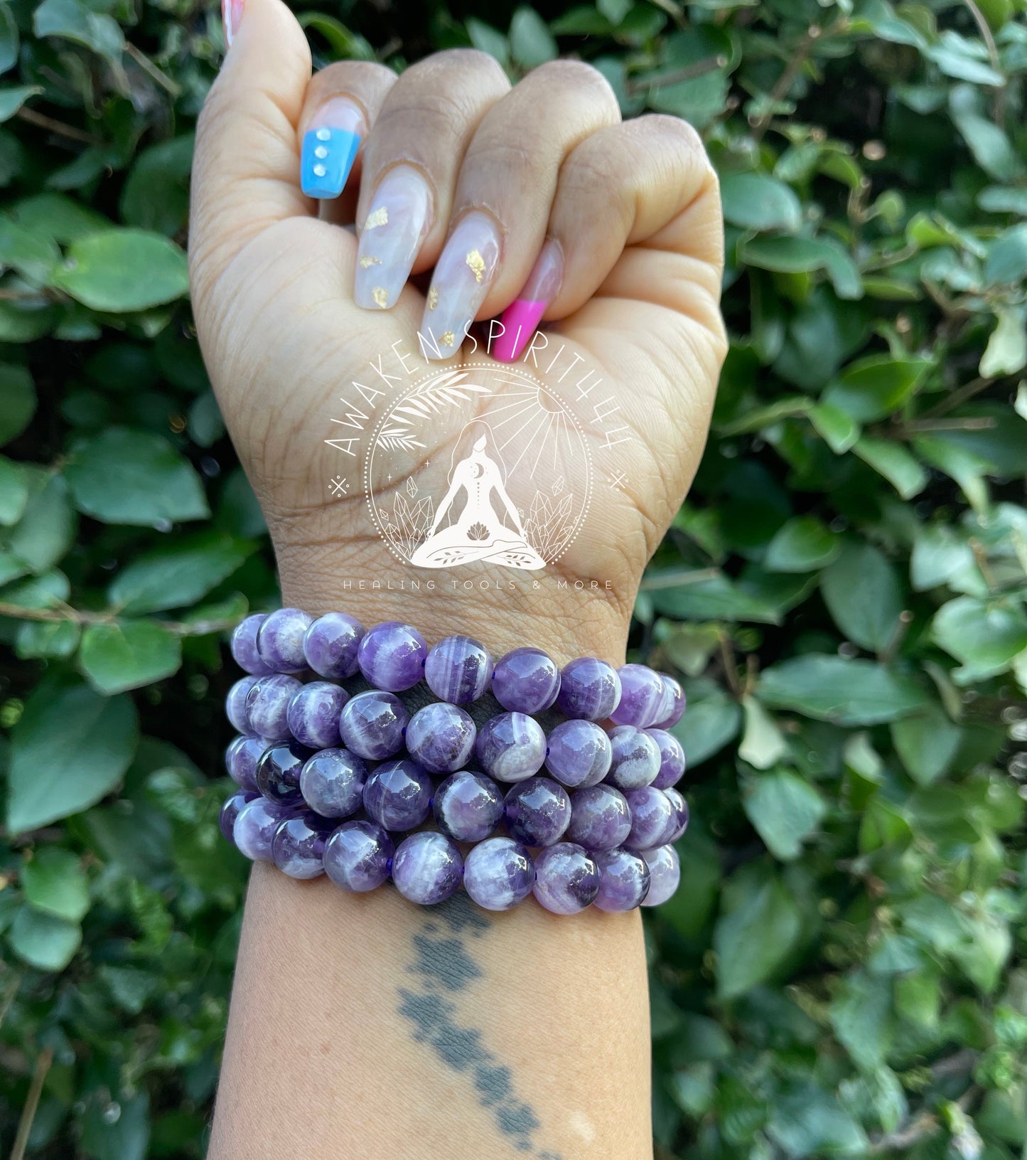 Chevron Amethyst (bracelet)
