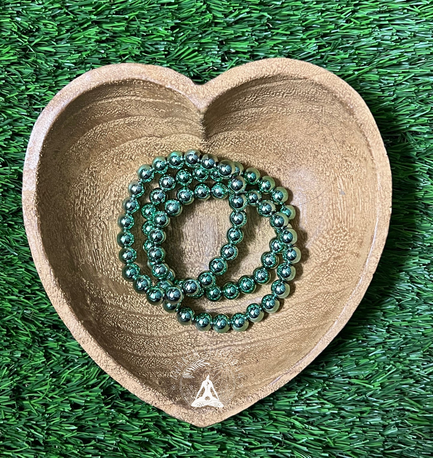 Green Aura Hematite