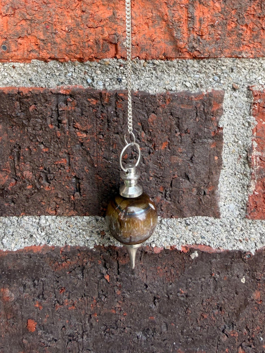 Tiger’s Eye Pendulum