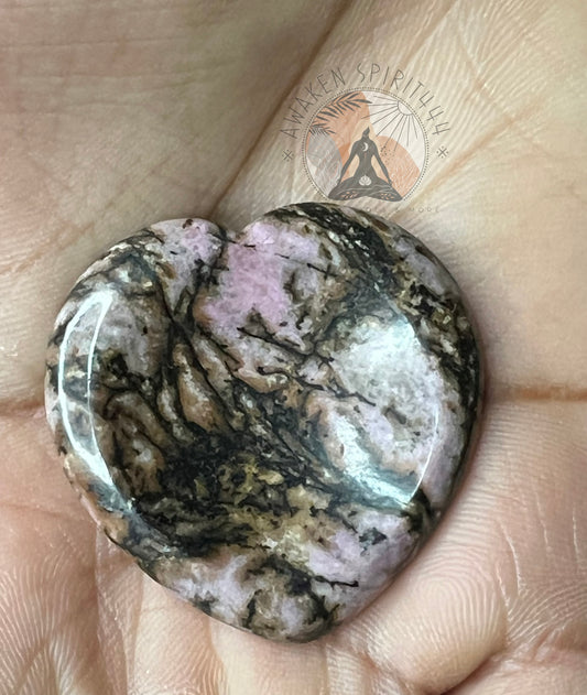 Worry Stone (Rhodonite)
