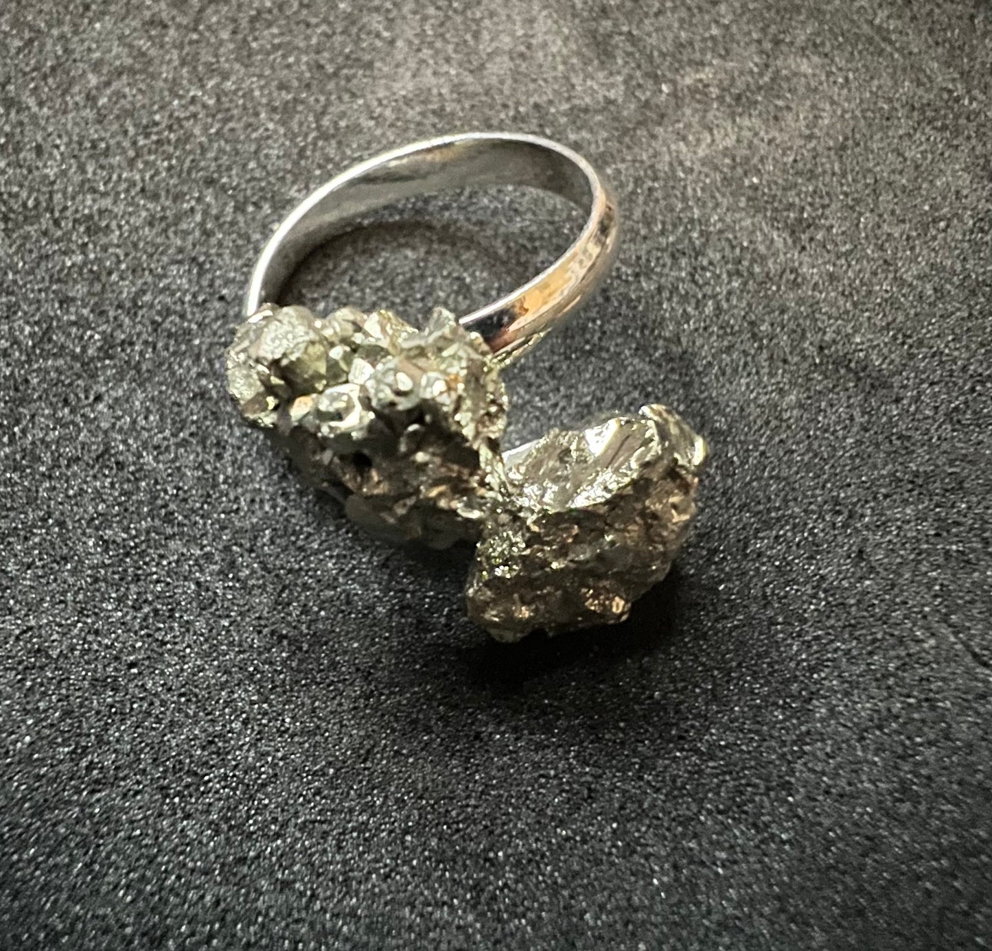 Pyrite Cluster Ring