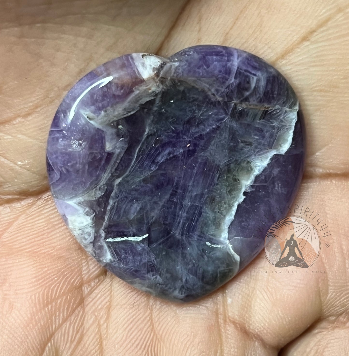 Worry Stone ( Amethyst)
