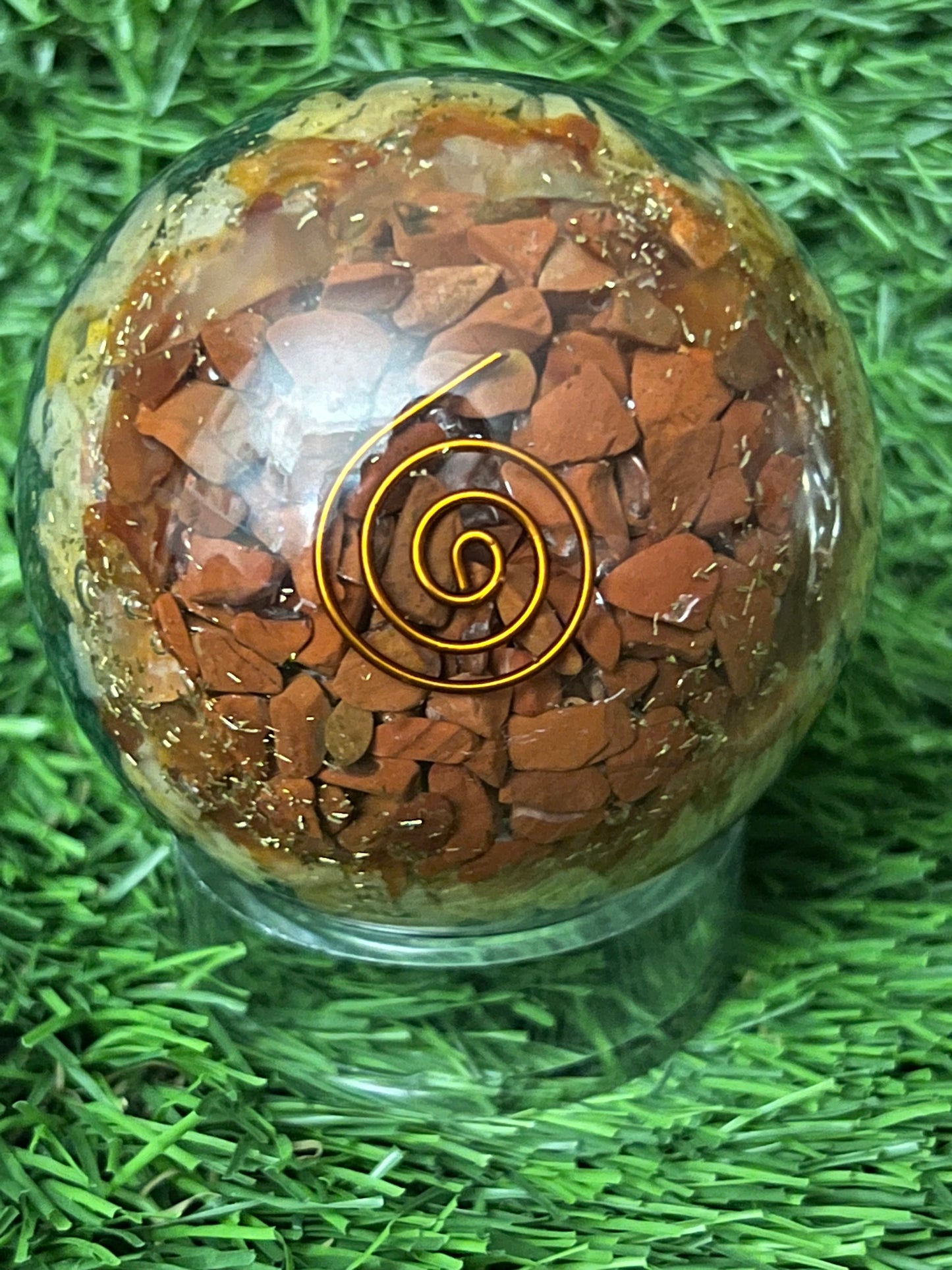 Orgonite 7chakra sphere