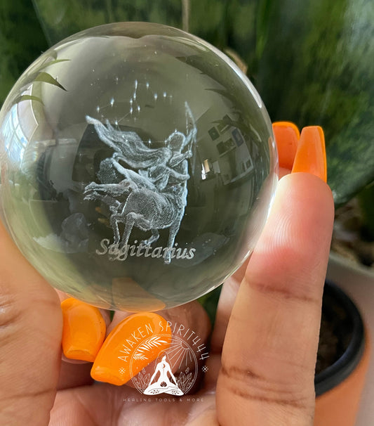 Sagittarius Glass Sphere