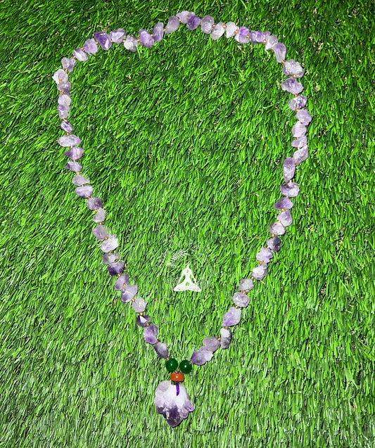 Raw Amethyst Necklace